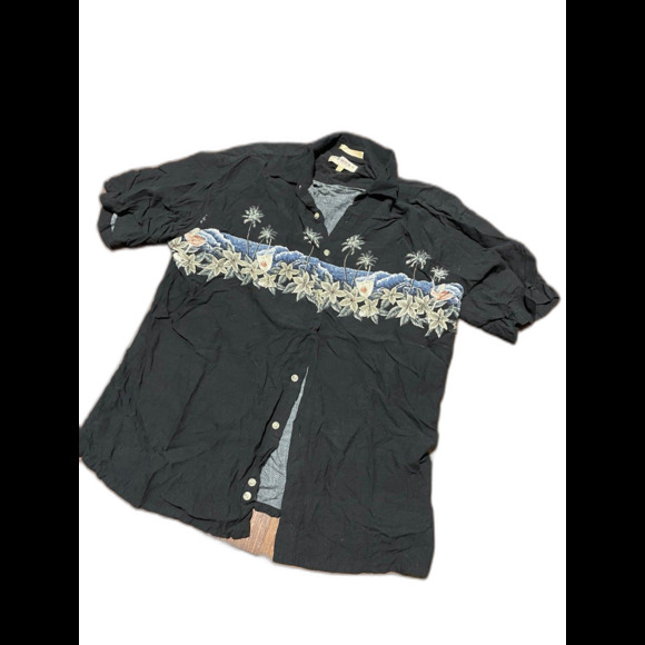 Campia Moda Men’s Beach Palm Tree Shirt Size L - Picture 1 of 4